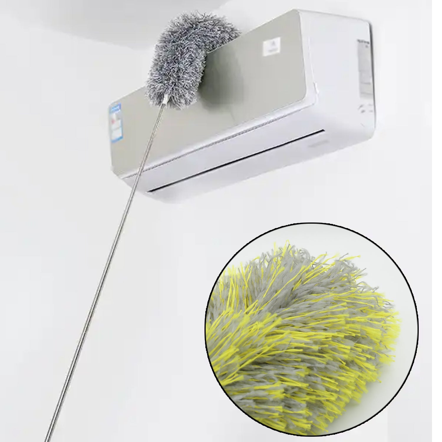 8862 Long Handle, Microfiber Duster for Cleaning, Microfiber Hand Duster Washable Microfiber Cleaning Tool Extendable Dusters for Cleaning Office, Car, Computer, Air Condition, Washable Duster (62Cm) 8862 Long Handle, Microfiber Duster for Cleaning, Microfiber Hand Duster Washable Microfiber Cleaning Tool Extendable Dusters for Cleaning Office, Car, Computer, Air Condition, Washable Duster (62Cm)
